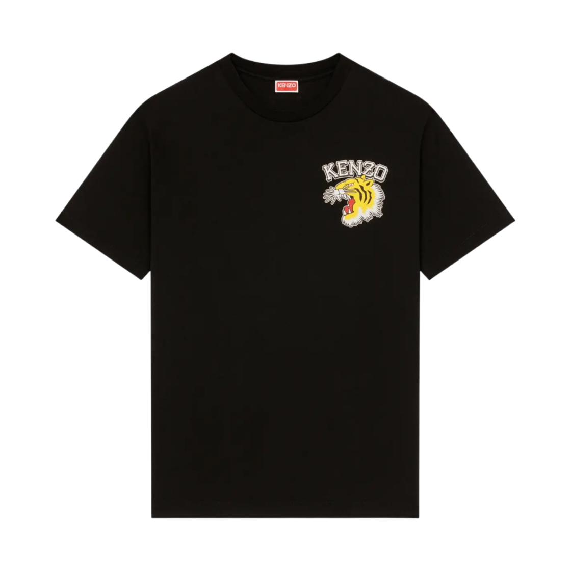 겐조 바시티 정글 타이거 티셔츠 블랙(Kenzo Varsity Jungle Tiger T-Shirt Black) - 1