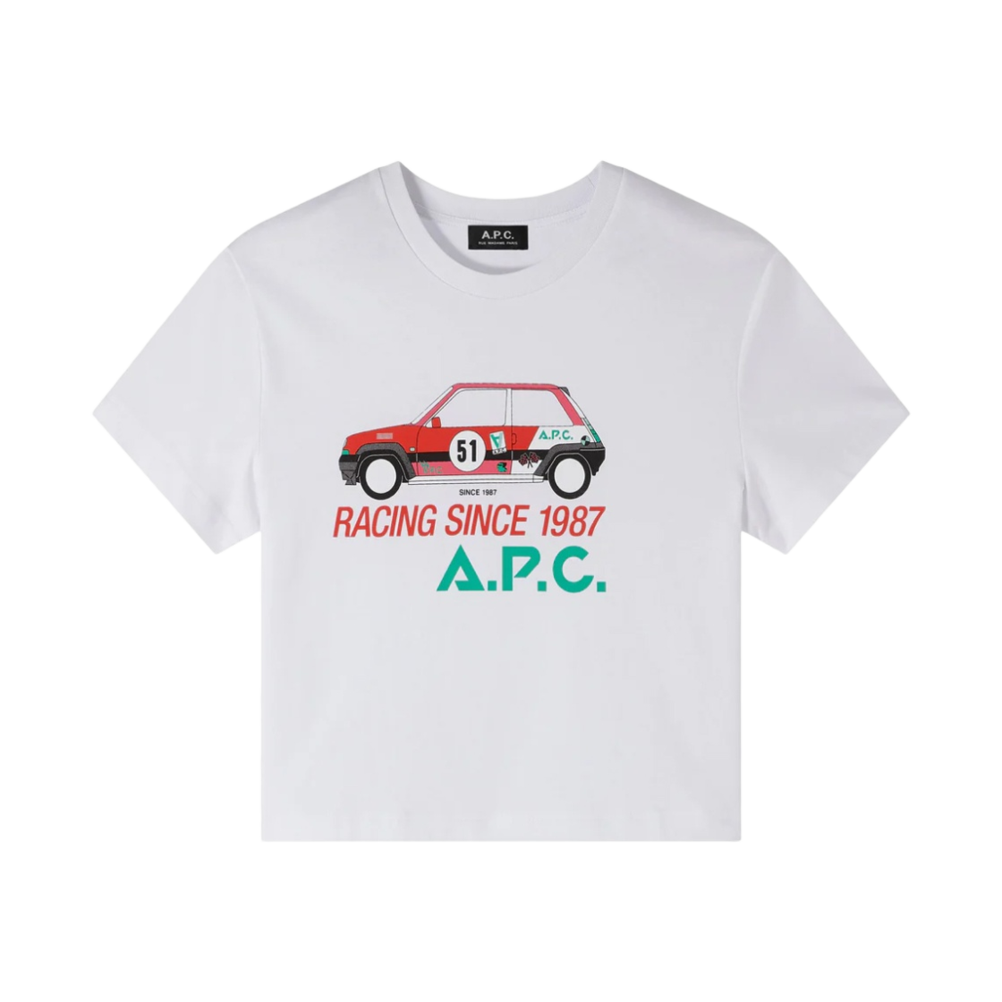 ☆韓国の人気☆【A.P.C.】☆(W) A.P.C. Denise T-Shirt Whit.e☆ W) 아페쎄 VPC 티셔츠 화이트 다크 네이비 | A.P.C. | KREAM