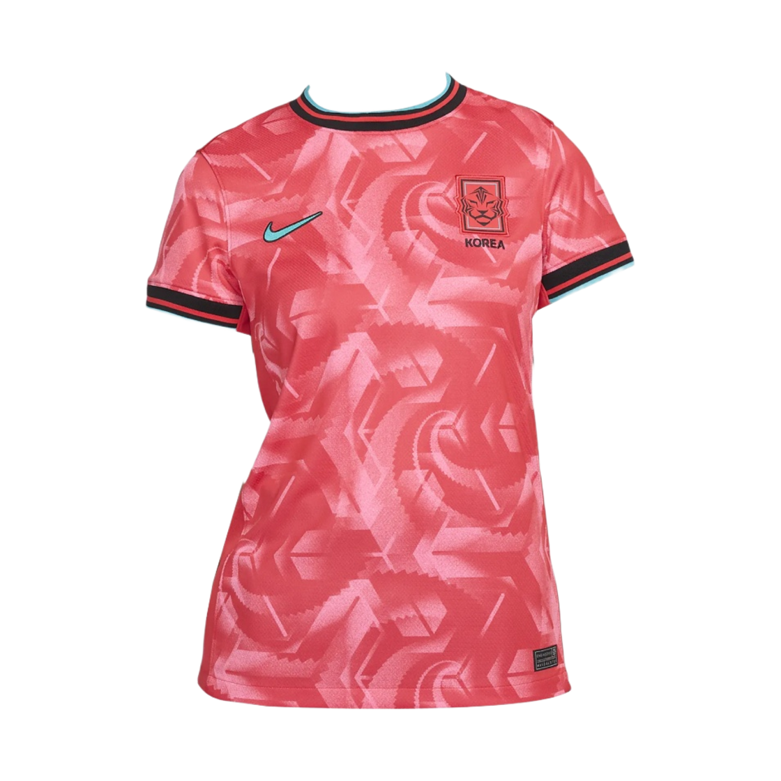 (W) 나이키 대한민국 2024/24 드라이핏 스타디움 홈 레플리카 저지 블랙 핑크 글로우 - 아시아 (논 마킹 버전)((W) Nike Korea 2023/24 Dri-Fit Stadium Home Replica Jersey Black Global Red - Asia (Non Marking Ver.))