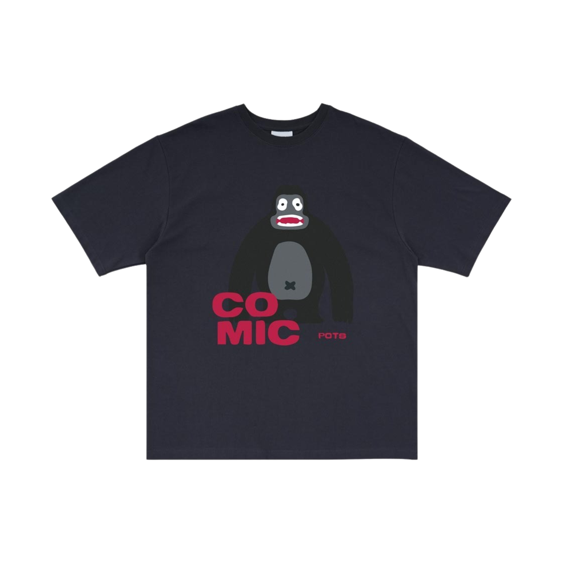 퍼츠 고릴라 티셔츠 차콜