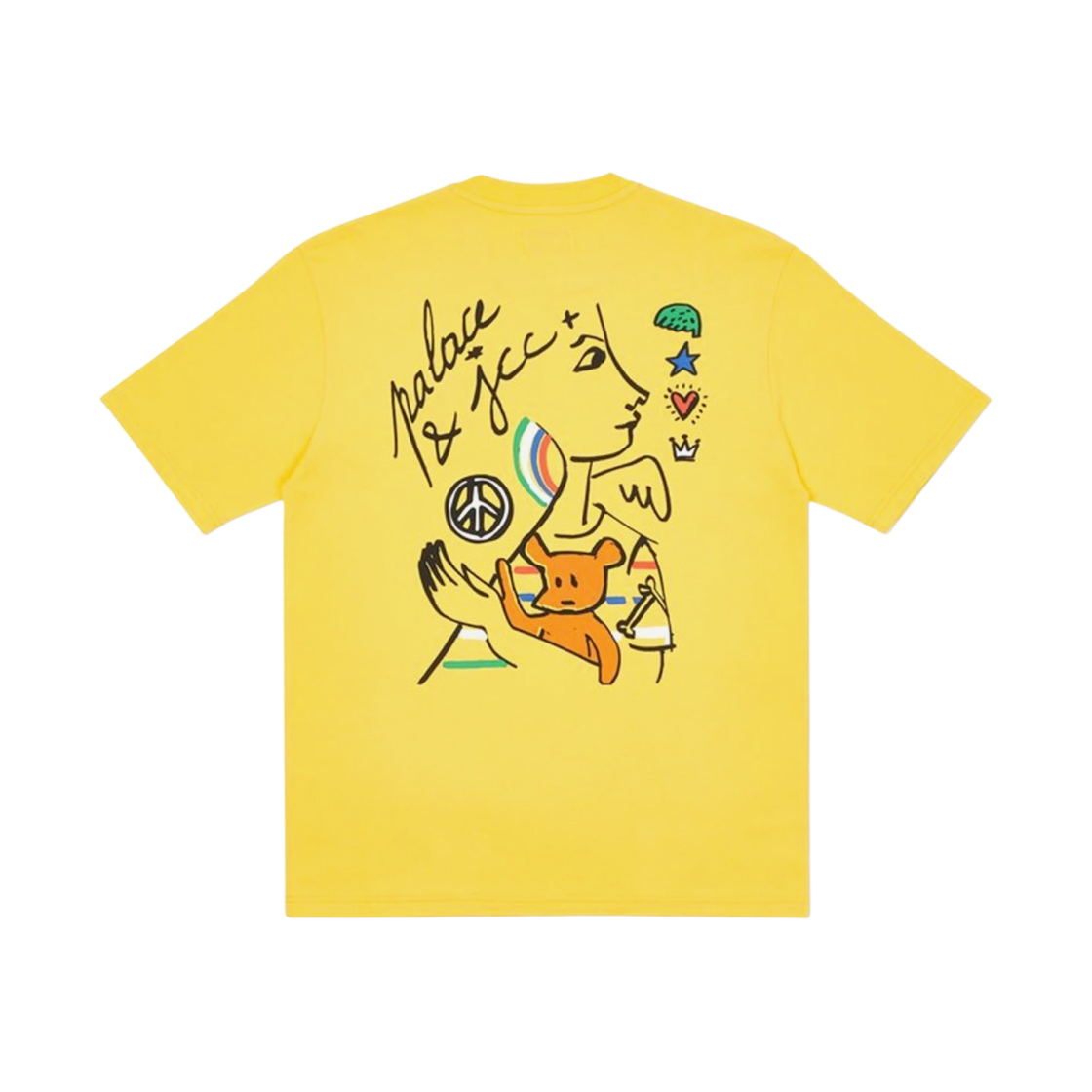 - Palace JCDC2 T-Shirt Yellow - 20SS