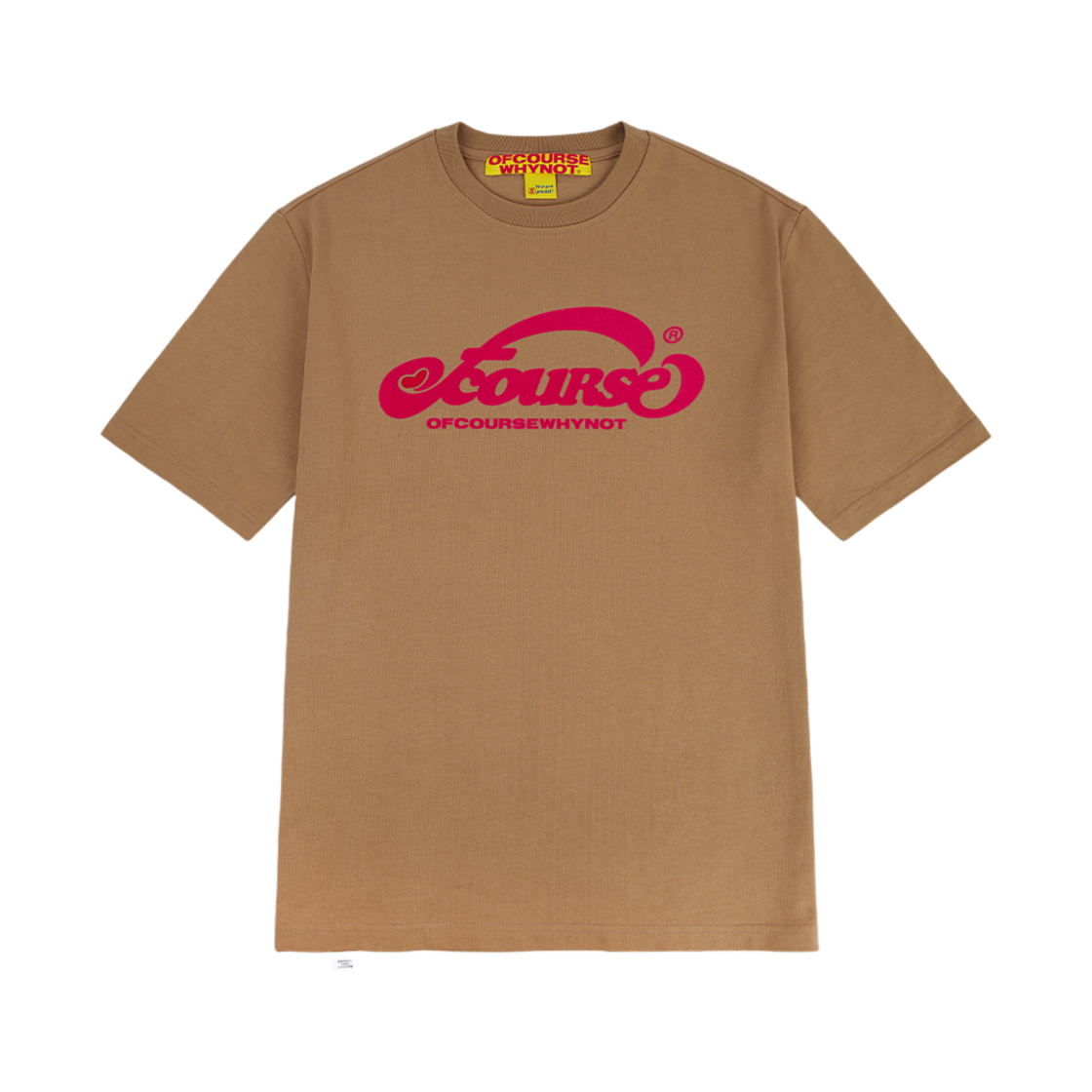 OW42TRU01_B ofcoursewhynot Soul Mate T-Shirt Brown