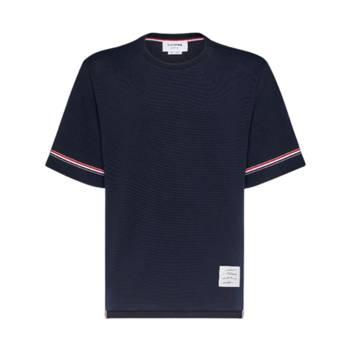 톰브라운 코튼 럭비 티셔츠 네이비(Thom Browne Cotton Rugby T-Shirt Navy)