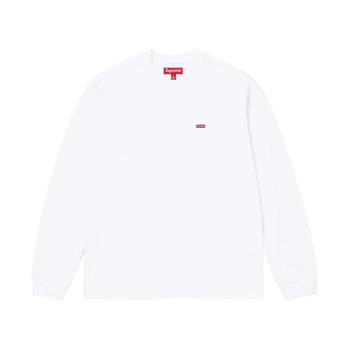슈프림 스몰 박스 롱슬리브 티셔츠 화이트 - 25SS