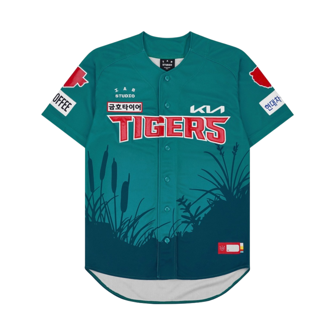 기아 타이거즈 x 아이앱 스튜디오 어센틱 람사르 유니폼 터콰이즈 (논 마킹 버전)(Kia Tigers x IAB Studio Authentic Ramsar Uniform Turquoise (Non Marking Ver.))