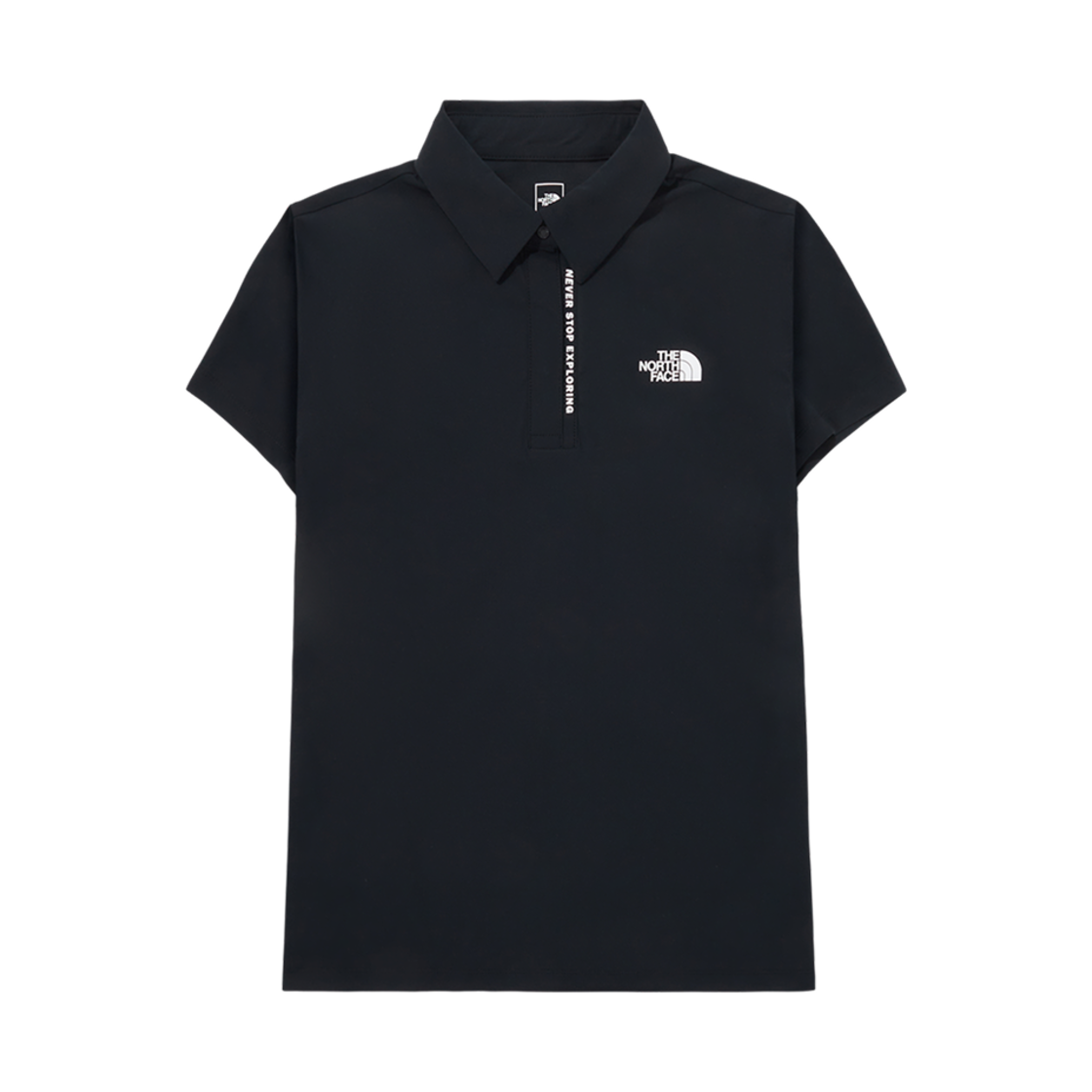 NT7PR31A (W) The North Face Ice Green S/S Polo Black - 25SS