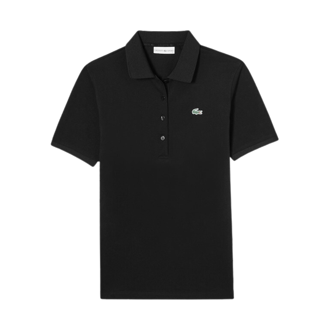 (W) 라코스테 베이직 폴로 블랙((W) Lacoste Basic Polo Black) - 1