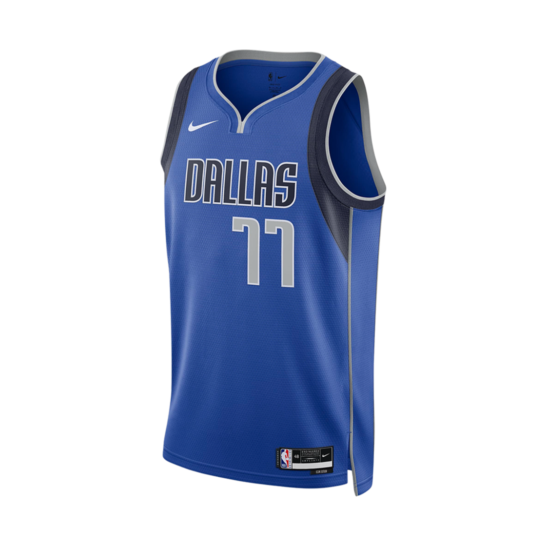 나이키 댈러스 매버릭스 아이콘 에디션 2022/23 드라이핏 NBA 스윙맨 저지 게임 로얄(Nike Dallas Mavericks Icon Edition 2022/23 Dri-Fit NBA Swingman Jersey Game Royal)