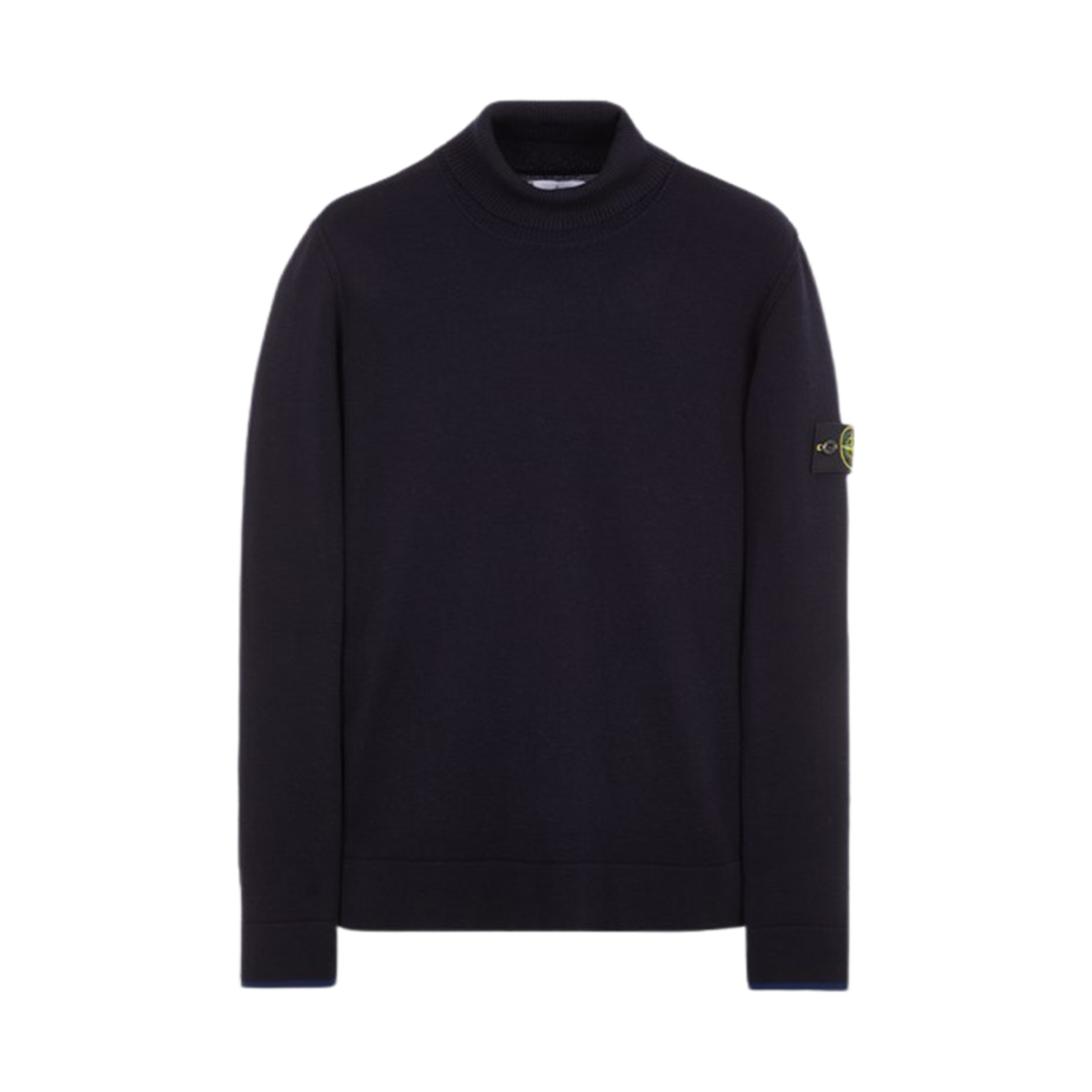 7915530A1-V0020 Stone Island 530A1 Stretch Turtleneck Knit Navy Blue - 23FW