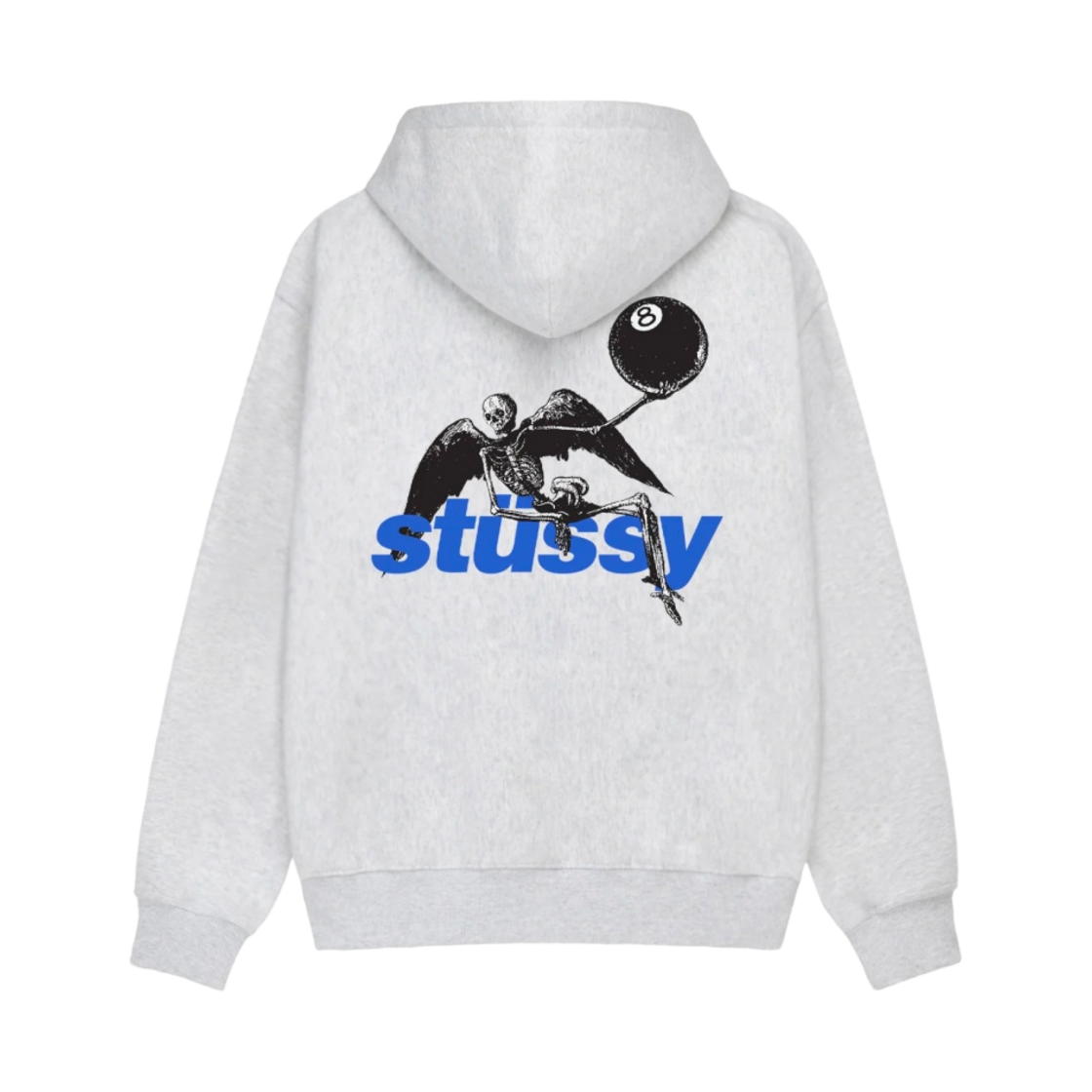 스투시 아포칼립스 후드 집업 애쉬 헤더(Stussy Apocalypse Zip Hoodie Ash Heather) - 2