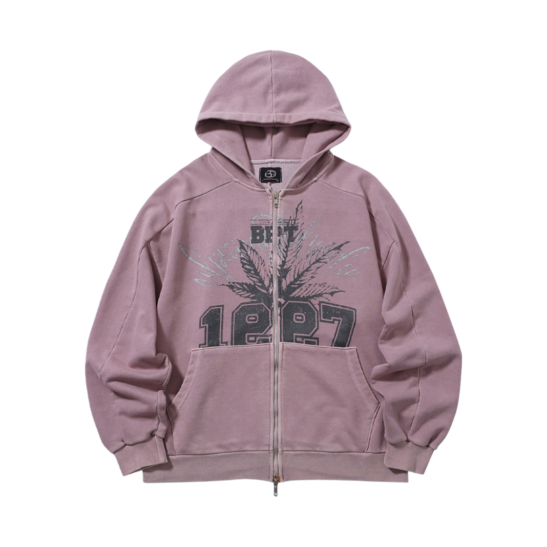 비피투디스오더 OG 피그먼트 97/98 후드집업 딥 핑크(BP2DISORDER OG Pigmented 97/98 Hood Zipup Deep Pink)