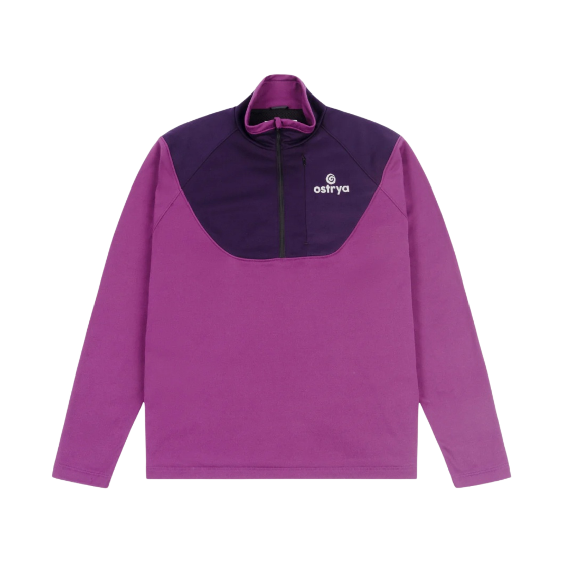 8AB001 Ostrya Rove Half Zip Tech Fleece Violet