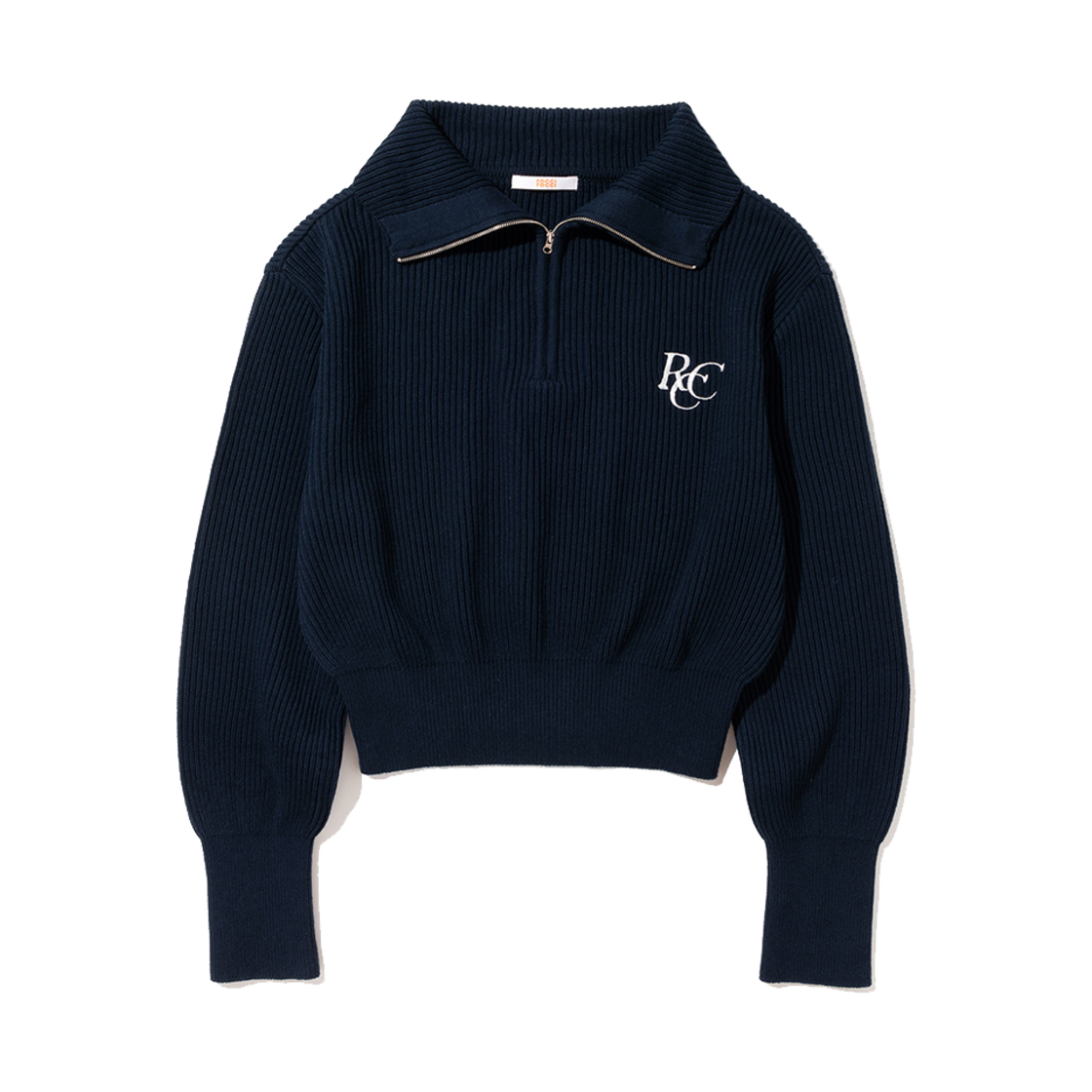 R1AT011NVF ROCCI ROCCI RCC Knit Half Zipup Navy