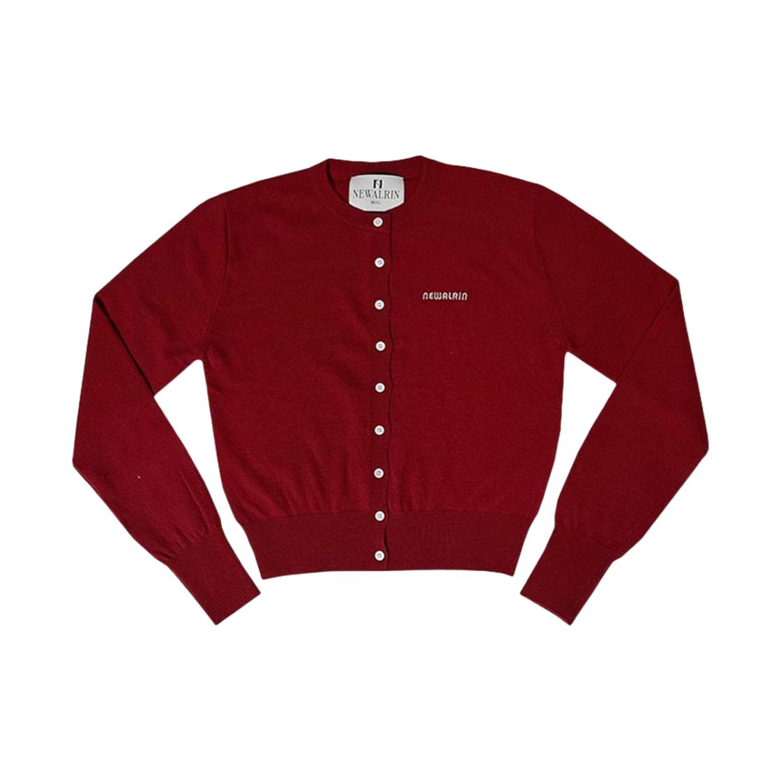 뉴얼린 베이직 케시미어 니트 가디건 레드(Newalrin Basic Cashmere Knit Cardigan Red)