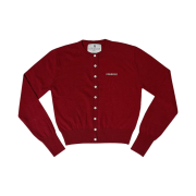 Newalrin Basic Cashmere Knit Cardigan Red