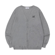 MUCENT Aleg V-Neck Knit Cardigan Gray
