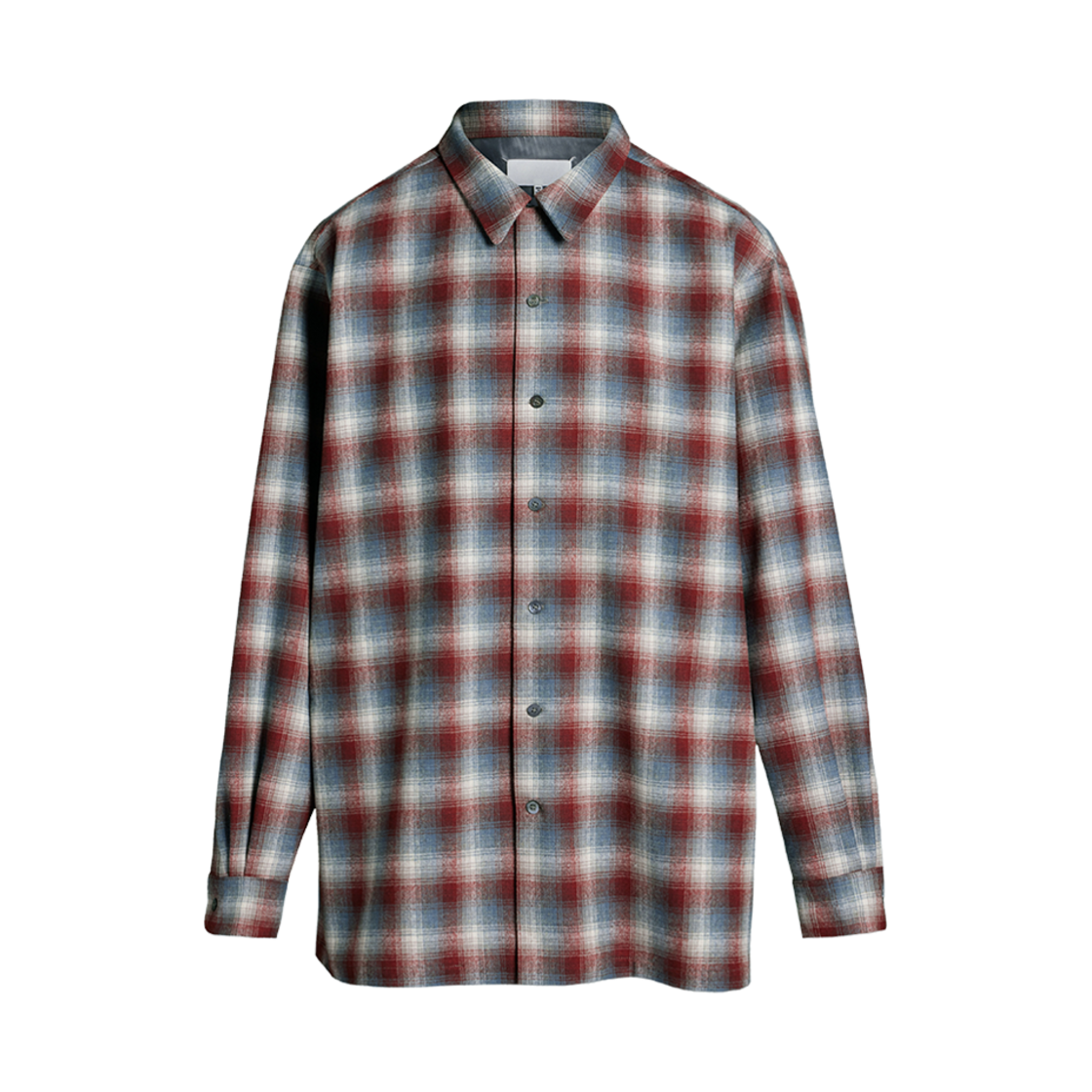 S67DT0010S78038001F Maison Margiela Pendleton Oversized Shirt Rust