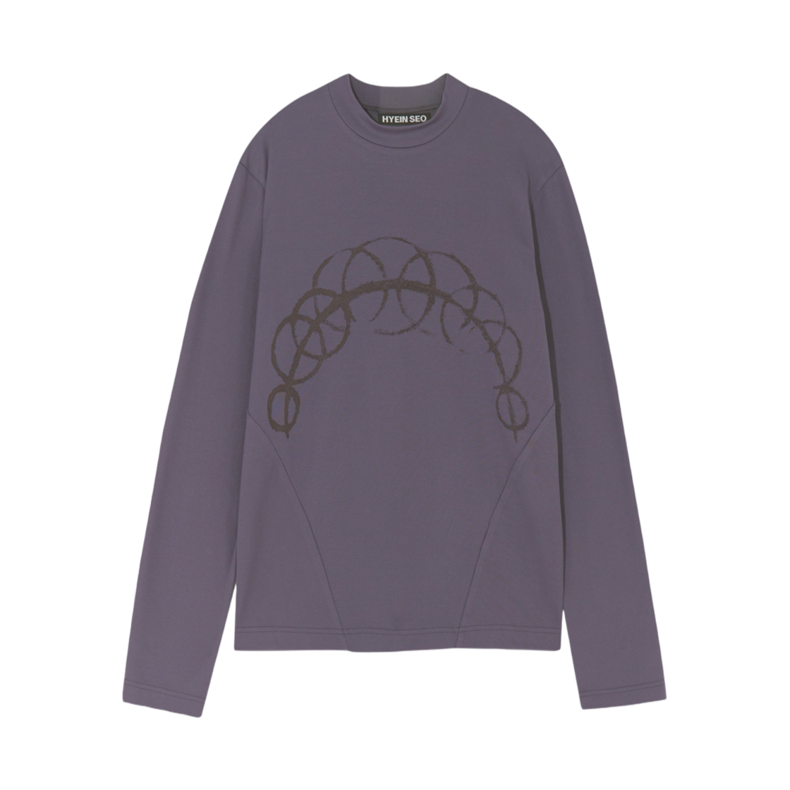 혜인 서 그래픽 롱슬리브 애쉬 퍼플(Hyein Seo Graphic Long Sleeve Ash Purple)
