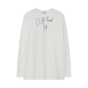 Ecrzn Dog Food Long Sleeve White