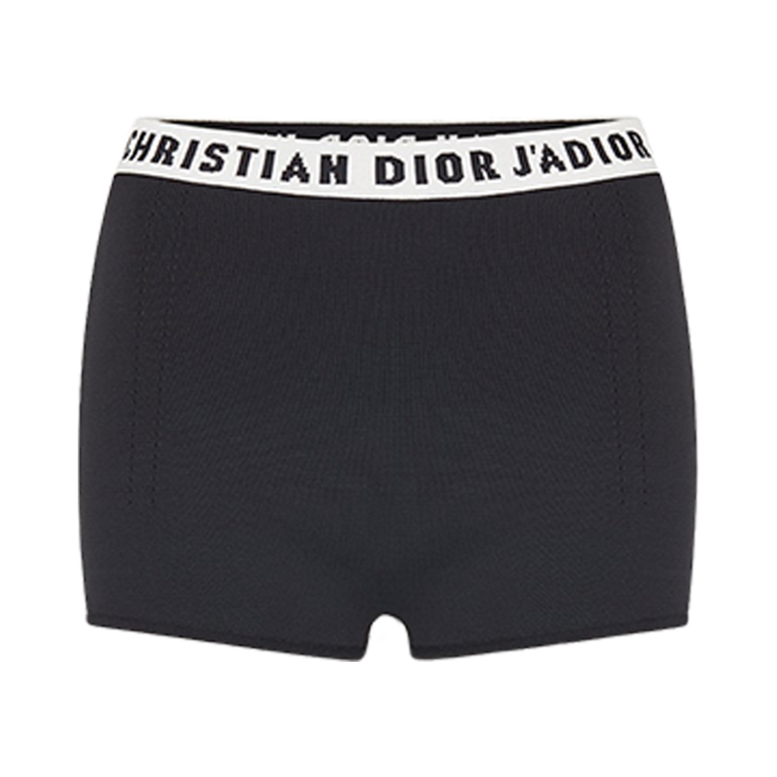 (W) 디올 스트레치 비스코스 브리프 블랙((W) Dior Stretch Viscose Briefs Black) - 1