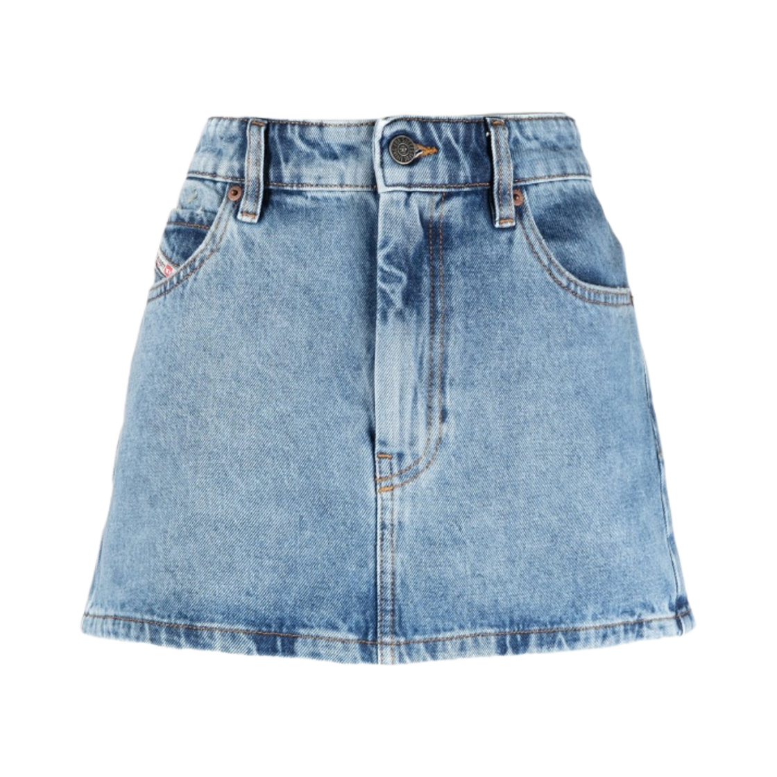 (W) 디젤 De-에시 스커트 라이트 블루
