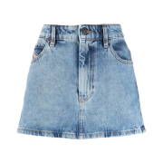 (W) Diesel De-Eisy Skirt Light Blue