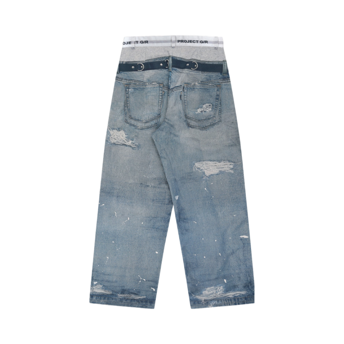 project/gr TROMPE-L'ŒIL DENIM PANTS PROJECT G/R - TROMPE-L'ŒIL DENIM PANTS | HBX - ハイプ