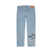 Supreme x Thrasher Regular Jean Washed Blue - 21FW