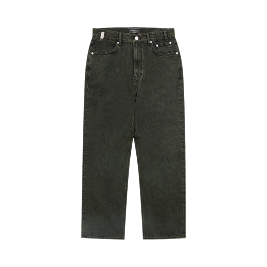 2502MDPGN STU Straight Denim Pants Green