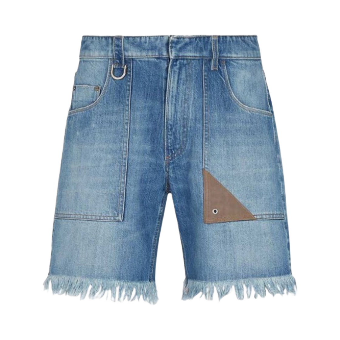 FLP307AN4WF0QG0 Fendi Bermudas Denim Trousers Blue