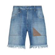 Fendi Bermudas Denim Trousers Blue