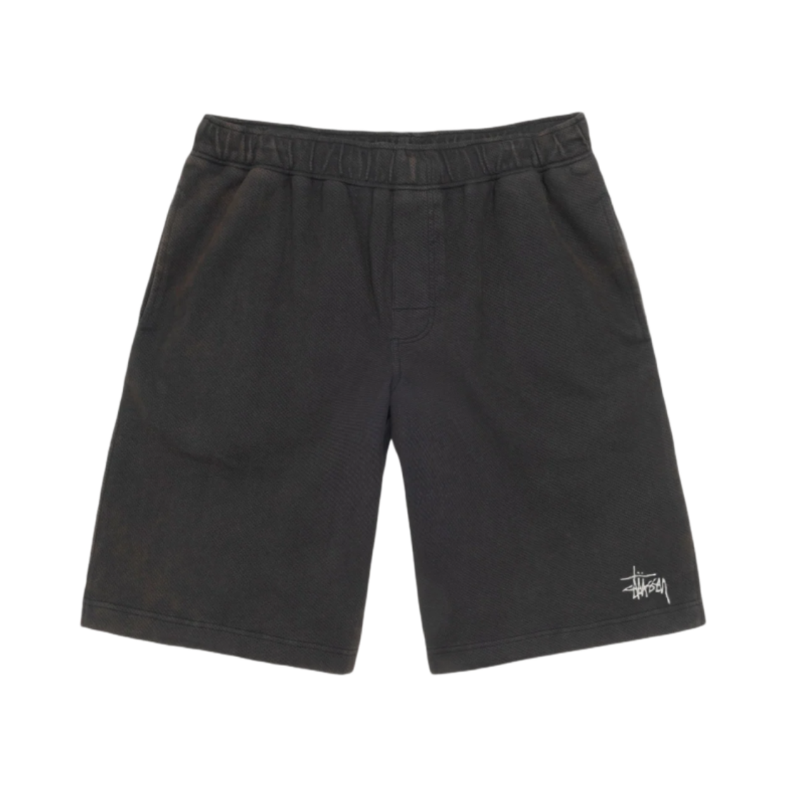 스투시 더블 레이어 저지 쇼츠 블랙(Stussy Double Layer Jersey Shorts Black)