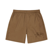 Stussy Big Stock Nylon Shorts Gold