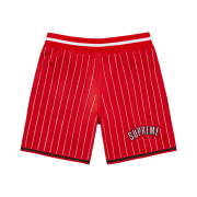 Supreme Rhinestone Stripe Basketball Shorts Red - 22SS