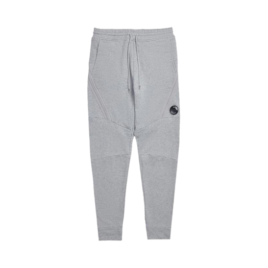 C.P. Company Diagonal Raised Fleece Utility Sweatpants Grey Melange - 21SS