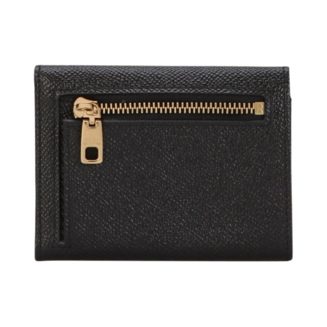 돌체 앤 가바나 브랜디드 태그 도핀 카프스킨 지갑 블랙(Dolce & Gabbana Dauphine Calfskin Wallet with Branded Tag Black) - 2