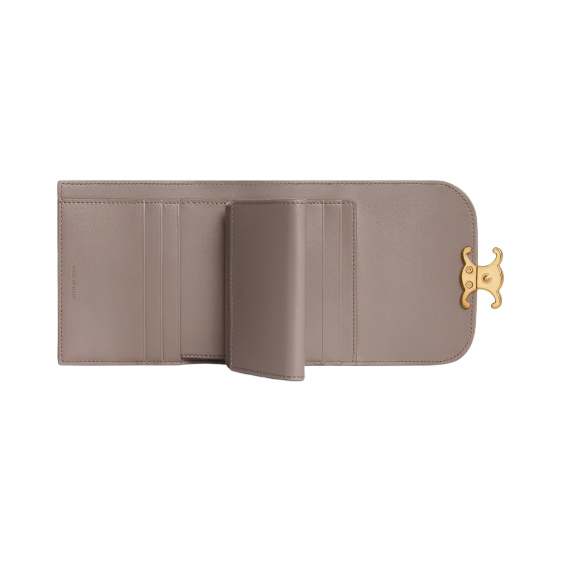 셀린느 스몰 월렛 트리옹프 샤이니 카프스킨 페블(Celine Small Wallet Triomphe in Shiny Calfskin Pebble) - 3