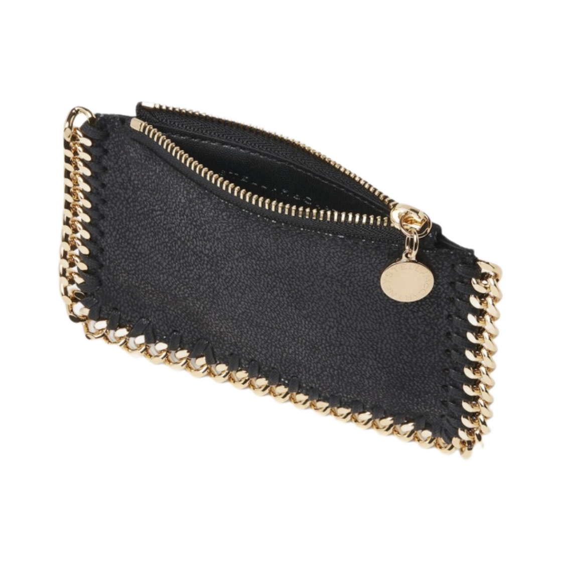 스텔라 맥카트니 팔라벨라 집 카드 홀더 블랙(Stella McCartney Falabella Zip Card Holder Black) - 2