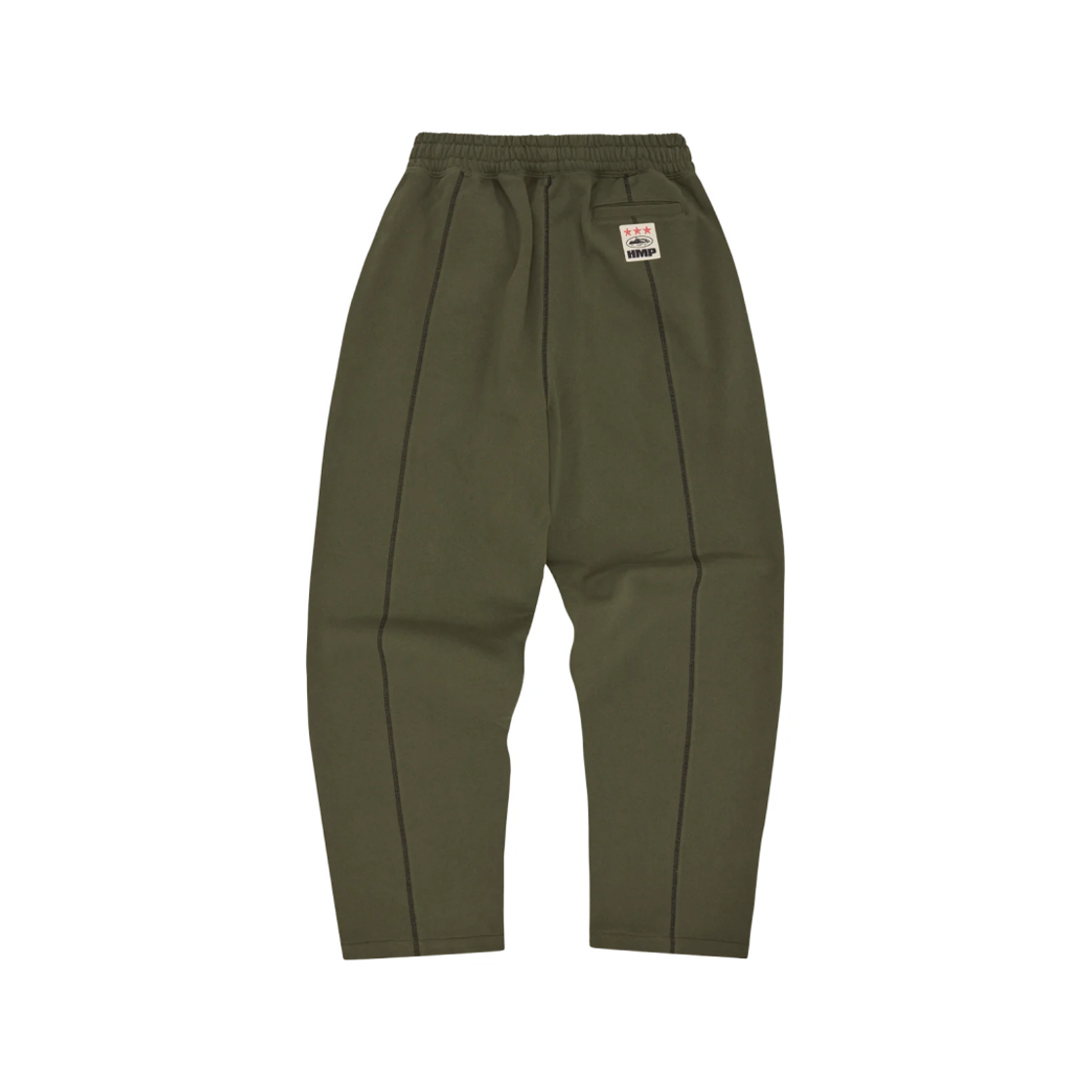코르테이즈 HMP 오픈 헴 스웨트팬츠 올리브 블랙(Corteiz HMP Open Hem Sweatpant Olive Black) - 2