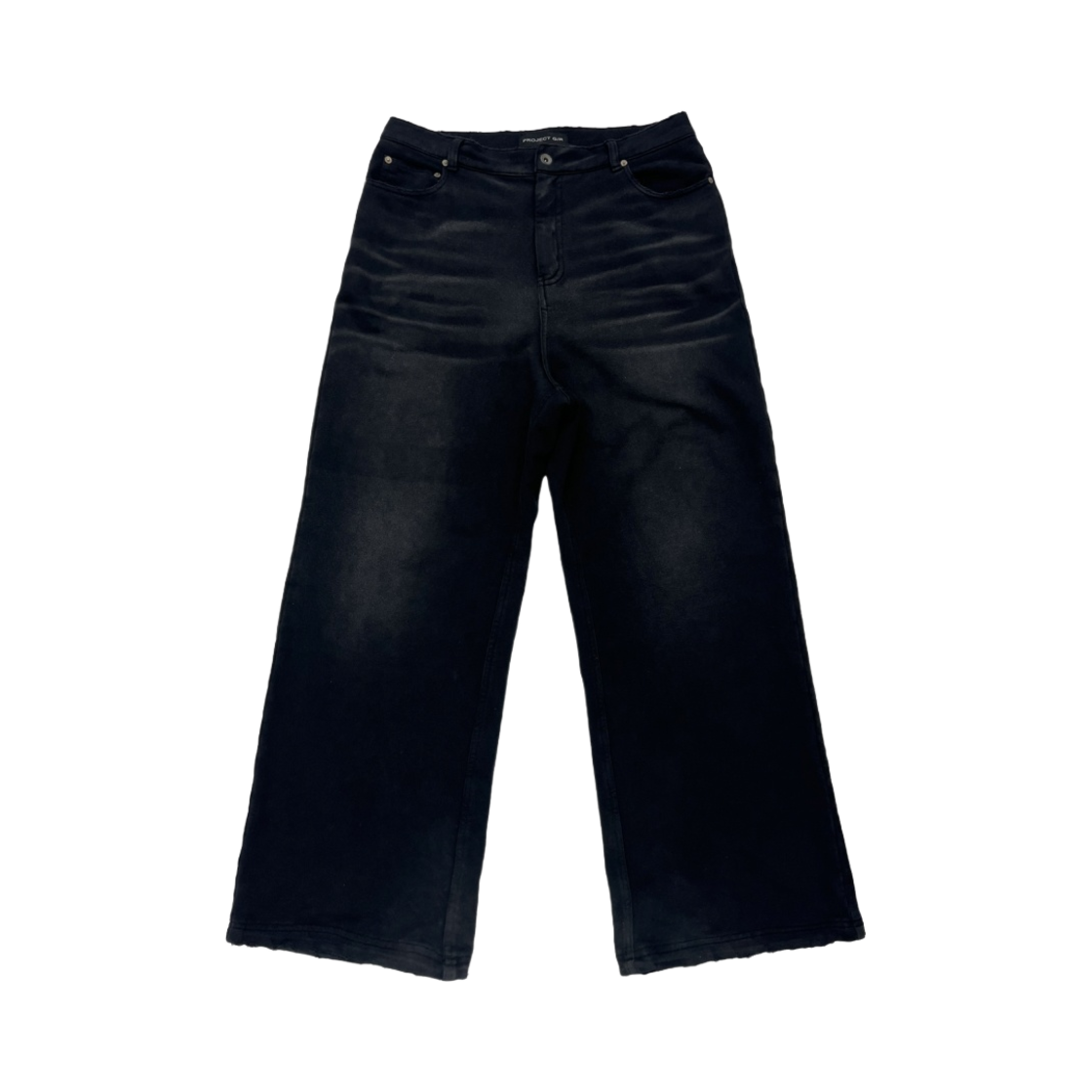 GR22FWMP04BK Project G/R 5Pocket Dirty Effect Sweatpants Faded Black