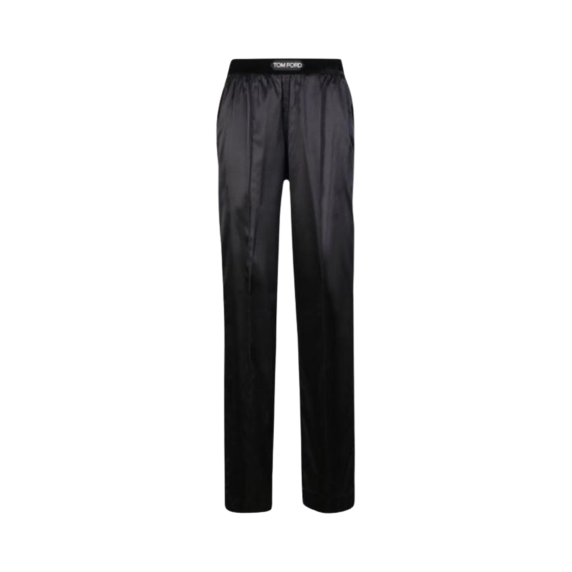 (W) 톰포드 프린트 스트레이트 팬츠 블랙((W) Tom Ford Straight Pants Black)