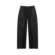 Art Of Field Three Colourway Slit Belt Pants Black