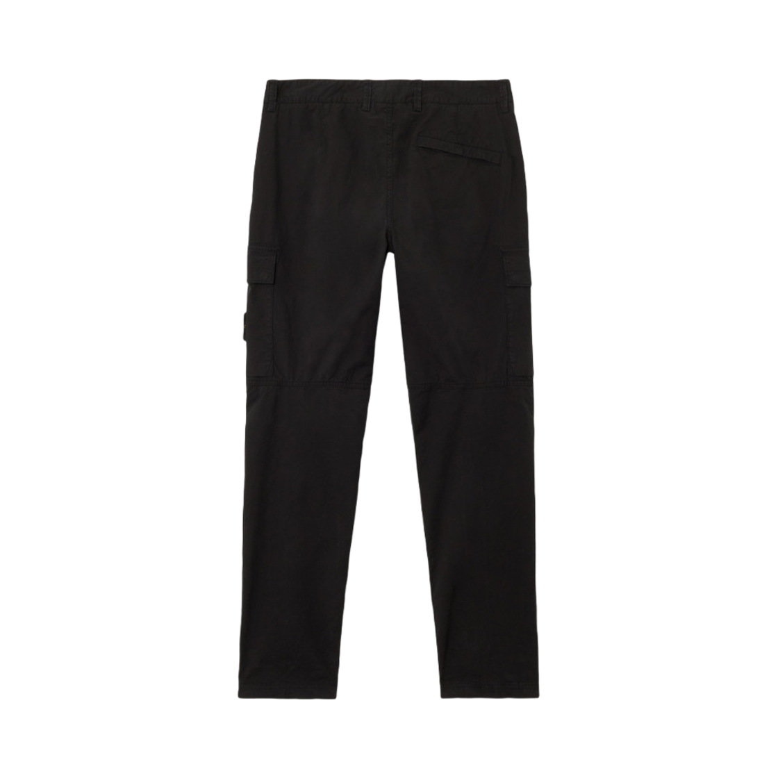 스톤 아일랜드 3100304 수피마 코튼 트윌 스트레치-TC 레귤러 테이퍼드 핏 카고 트라우저 집 포켓 블랙 - 25SS(Stone Island 3100304 Supima Cotton Twill Stretch-TC Regular Tapered Fit Cargo Trousers with Zip Pockets Black - 25SS) - 2