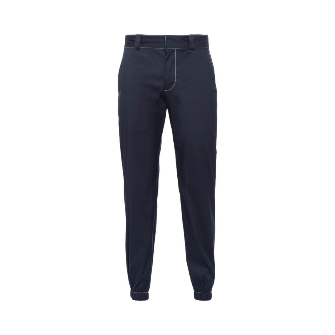 프라다 스트래치 포플린 팬츠 블루 라임스톤(Prada Stretch Poplin Pants Blue Limestone) - 1