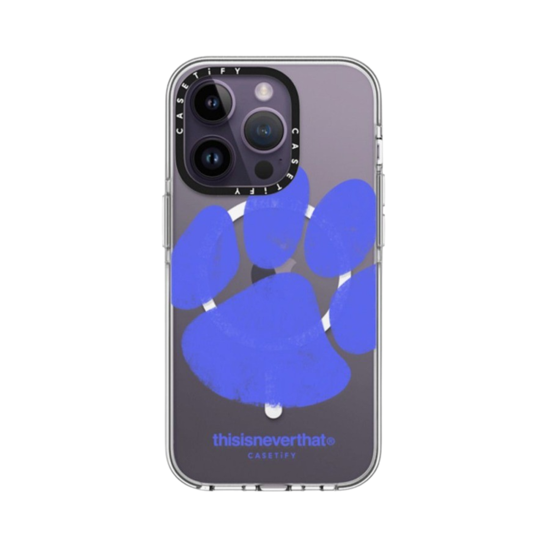 케이스티파이 x 디스이즈네버댓 아이폰 포우 맥세이프 클리어 케이스 클리어(Casetify x Thisisneverthat iPhone Paw Magsafe Clear Case Clear) - 1