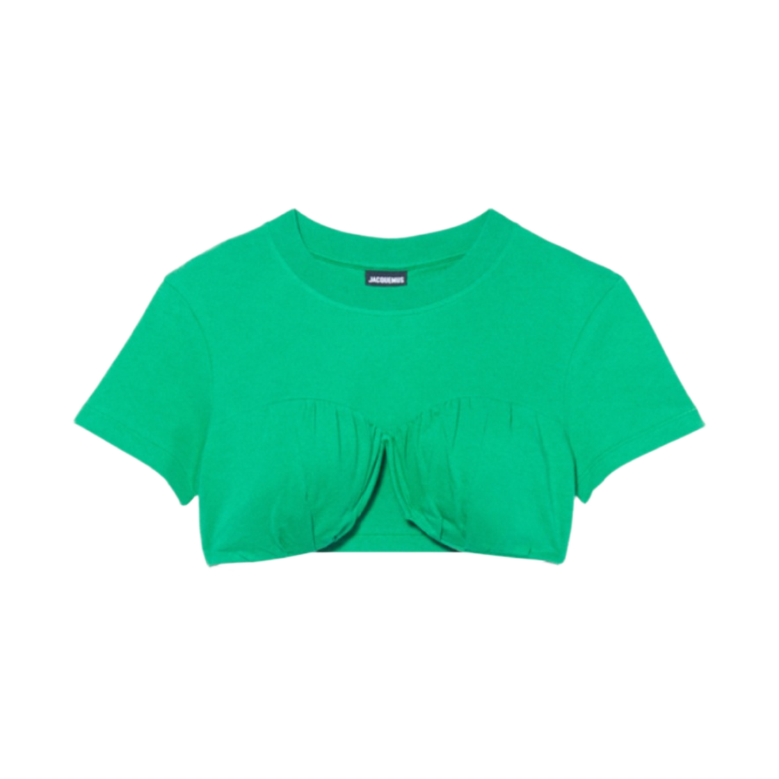 (W) 자크뮈스 르 티셔츠 바치 그린((W) Jacquemus Le T-Shirt Baci Green) - 1