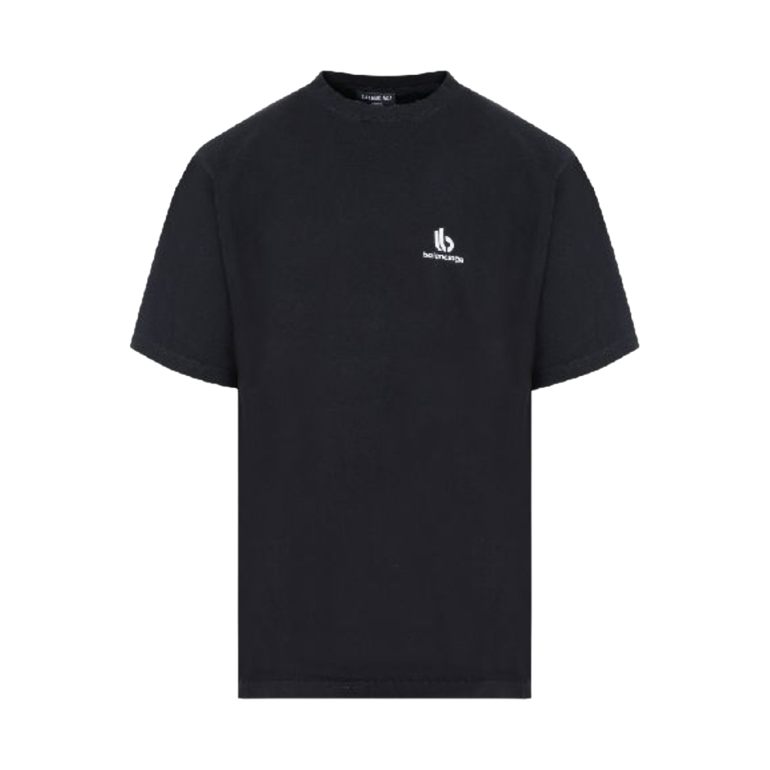 발렌시아가 스포티 B 로고 오버사이즈 핏 티셔츠 블랙(Balenciaga Sporty B Logo Oversized Fit T-Shirt Black) - 1