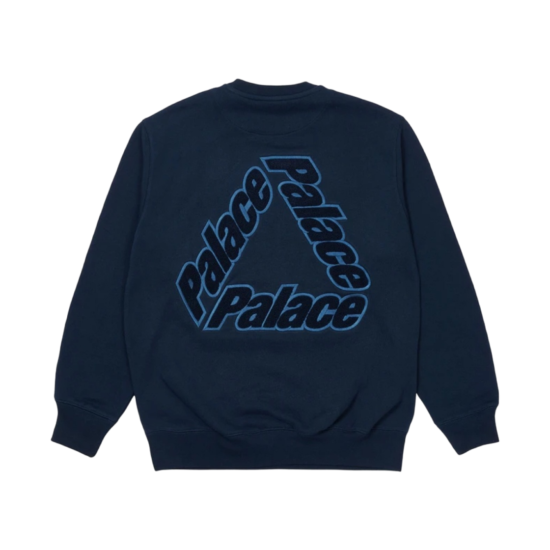 팔라스 P-3 셔닐 크루넥 네이비 - 21SS(Palace P-3 Chenille Crew Navy - 21SS) - 1