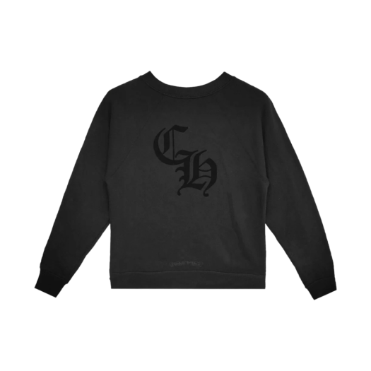 Chrome Hearts Triple Cross CH Letter Sweatershirt Black
