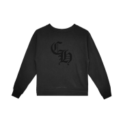 Chrome Hearts Triple Cross CH Letter Sweatershirt Black